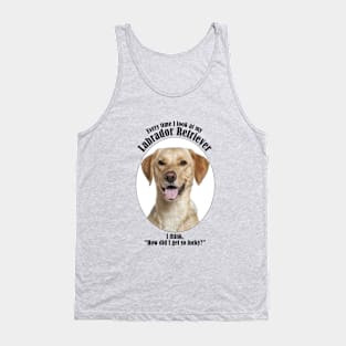 Lucky Yellow Lab Tank Top